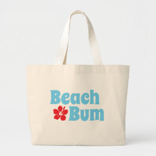Beach Bum Large Tote Bag