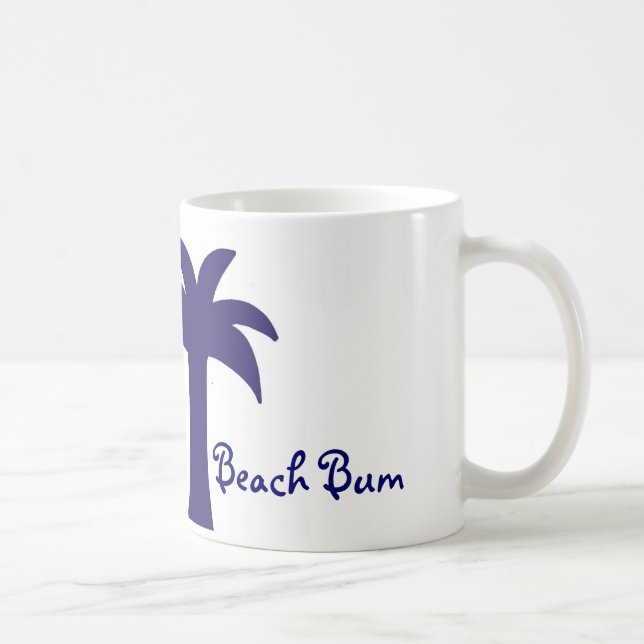 beach bum palmtree mug (Right)