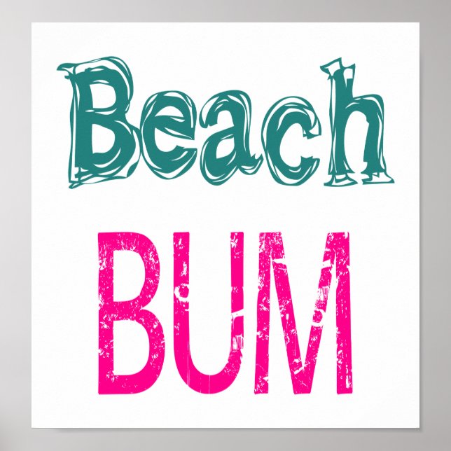 Beach Bum Poster (Front)