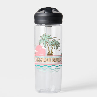 Beach Bum Summer Fun Tropical Beach Life Water Bottle