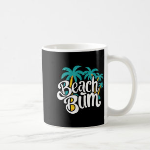 Beach Bum Summer Sandy Ocean Vibes and Waves Coffee Mug