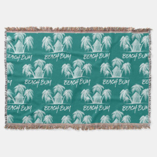 Beach Bum Throw Blanket
