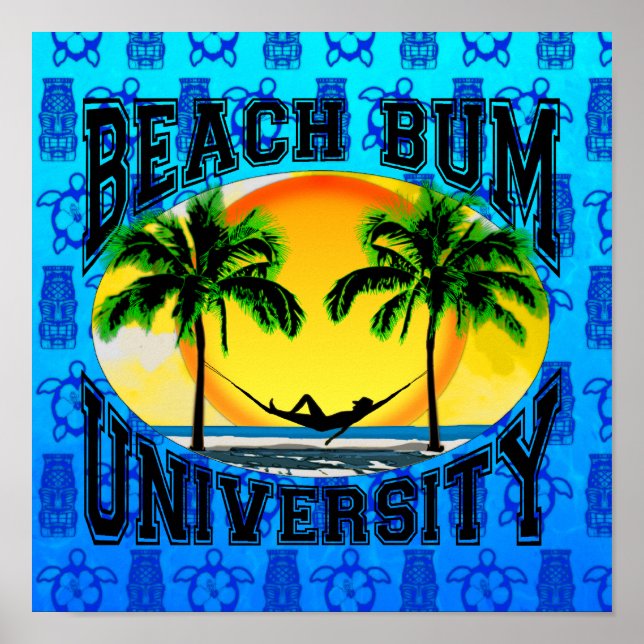 Beach Bum University Poster (Front)