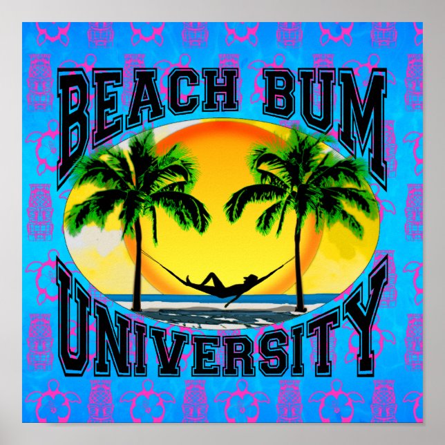 Beach Bum University Poster (Front)
