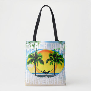 Beach Bum University Tote Bag
