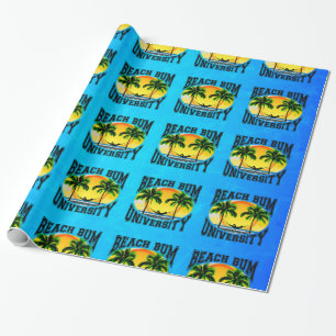 Beach Bum University Wrapping Paper