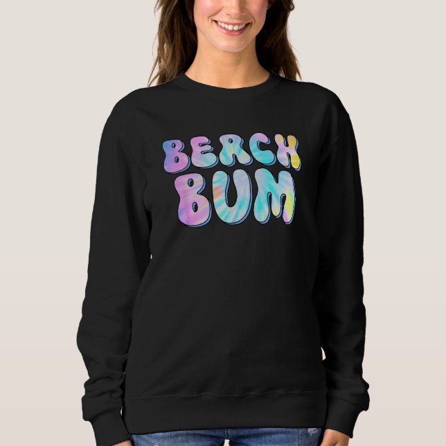 Beach Bum Vintage Trendy Sweatshirt (Front)