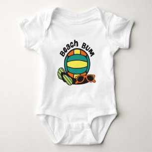 Beach Bum Volleyball Baby Bodysuit