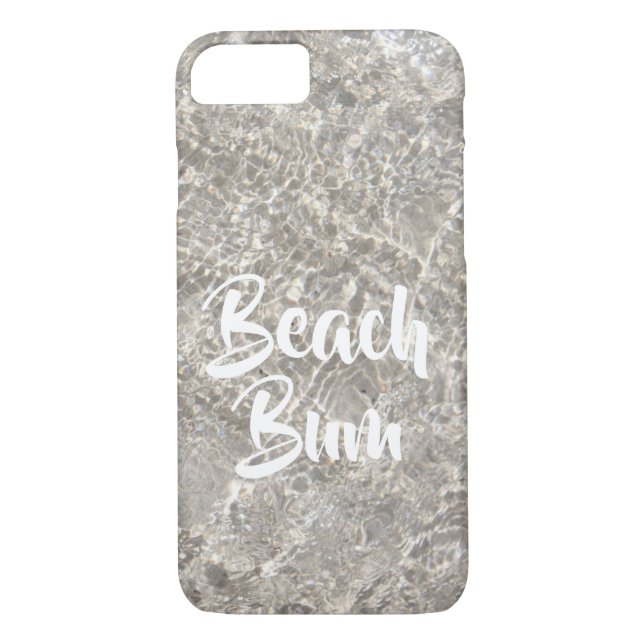 Beach bum water on beach sand summer Case-Mate iPhone case (Back)