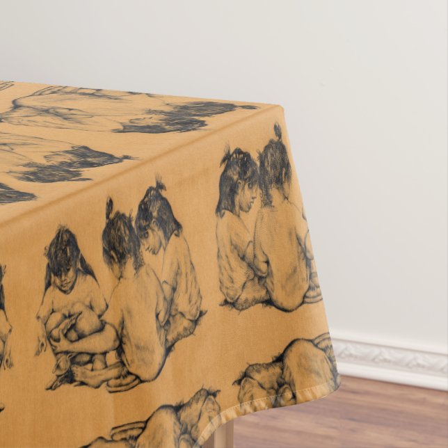 Beach Bunnies Tablecloth (In Situ)