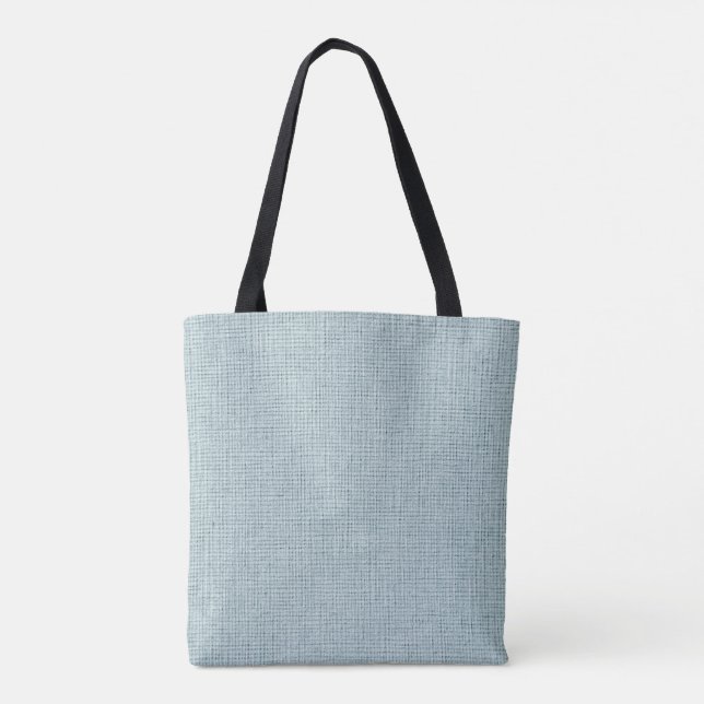 Beach Burlap Tote Bag (Back)