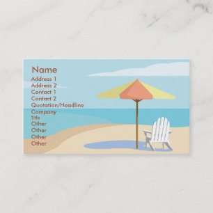 Beach - Business Business Card