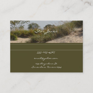 Beach business card