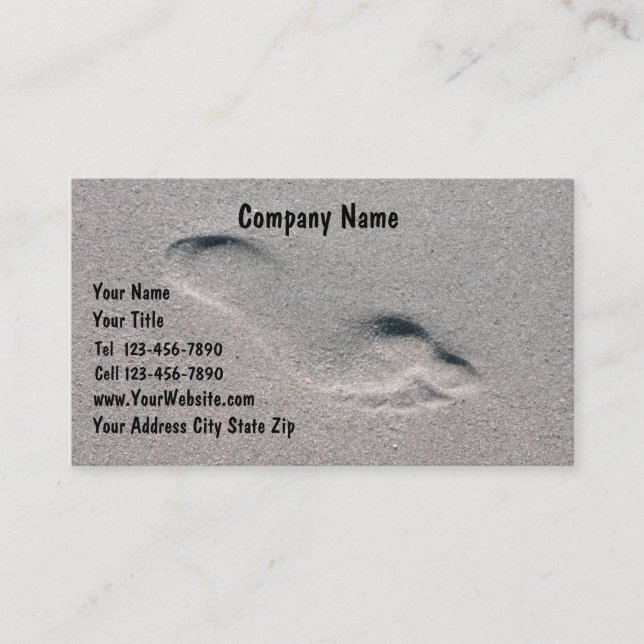 Beach Business Cards (Front)