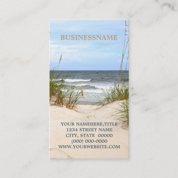 Beach Business Cards