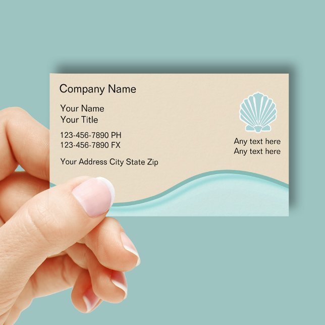 Beach Business Cards (Creator Uploaded)