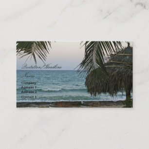 Beach Cabana Business Card