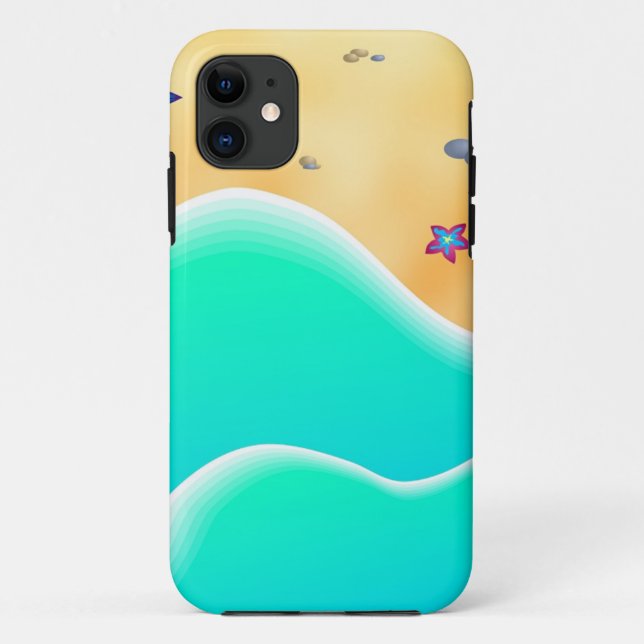 Beach Case-Mate iPhone Case (Back)