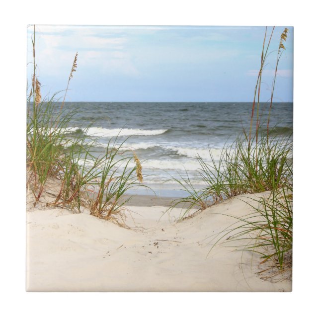 Beach Ceramic Tile (Front)