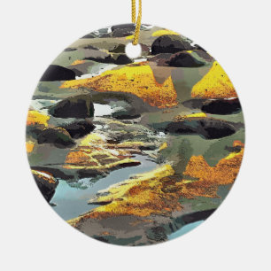 BEACH CERAMIC TREE DECORATION
