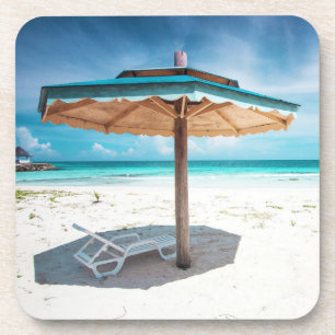 Beach Chair And Umbrella Silver Sands Beach Coaster