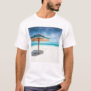 Beach Chair And Umbrella Silver Sands Beach T-Shirt
