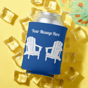 Beach Chair Beer Cooler - Retro Relaxation Koozie