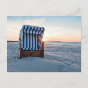 Beach chair postcard