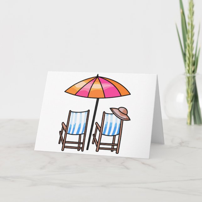 Beach Chairs Card (Front)