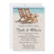 Beach Chairs Destination Wedding Invitation
