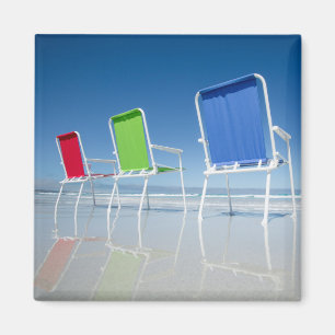 Beach Chairs In Australia Magnet