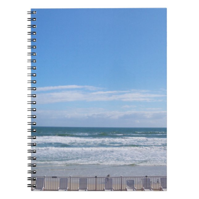 Beach Chairs Wait for You Notebook (Front)