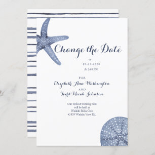 Beach Change the Date Watercolor Card