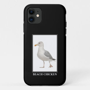 Beach Chicken – Seagull Gull Humour iPhone 11 Case