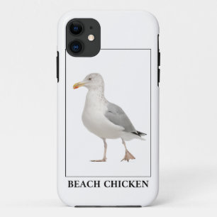 Beach Chicken – Seagull Gull Humour iPhone 11 Case