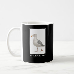 Beach Chicken – Seagull Gull Humour Coffee Mug