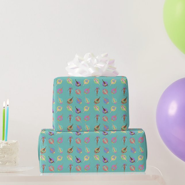 Beach Chillin Girls Wrapping Paper (Party Gifts)