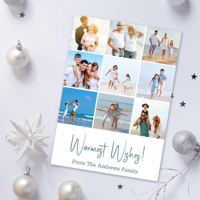 Beach Christmas Card Multi Photo Holiday Card (Creator Uploaded)