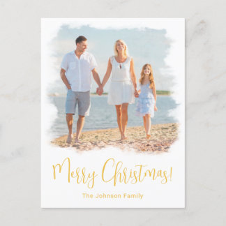 BEACH CHRISTMAS CARD | TROPICAL PHOTO POSTCARD 