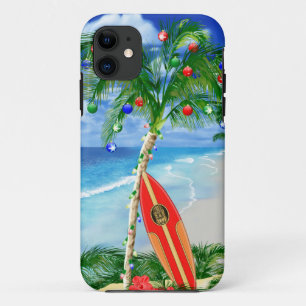 Beach Christmas iPhone 11 Case