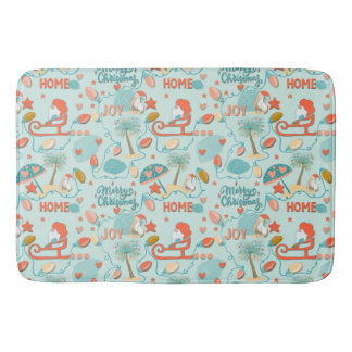 Beach Christmas, Christmas in Florida Bath Mat