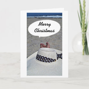 ***BEACH CHRISTMAS GREETINGS*** CARD