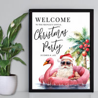 Beach Christmas Party Welcome
