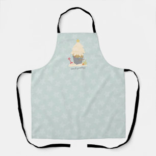 Beach Christmas Sand Pail Apron