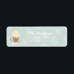 Beach Christmas Sand Pail Return Address Label<br><div class="desc">Bring the warmth and charm of a coastal Christmas to your holiday greetings with our Beachy Sand Pail Address Labels! Perfect for beach lovers and those who cherish the sea. This label showcases a delightful illustration of a sand pail filled with sand shaped into a Christmas tree. Adorned with tiny...</div>