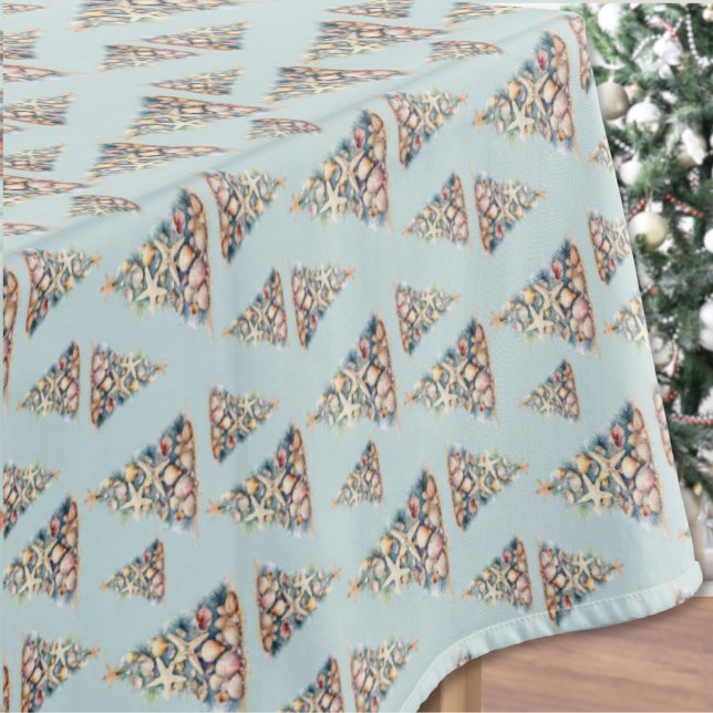 Beach Christmas Tablecloth (Beach Christmas Tablecloth)
