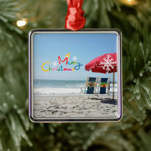 **BEACH CHRISTMAS** TREE ORNAMENT