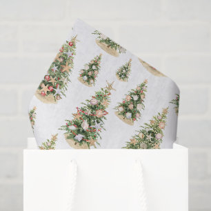 Beach Christmas Trees Tissue Paper