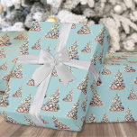 Beach Christmas Wrapping Paper<br><div class="desc">Get into the holiday spirit with this unique Christmas wrapping paper featuring a Christmas tree pattern made of shells and starfish. Perfect for wrapping beachy holiday wishes, this paper is ideal for anyone living in tropical places like Florida, Hawaii, or the Bahamas, or for those who simply love the beach...</div>