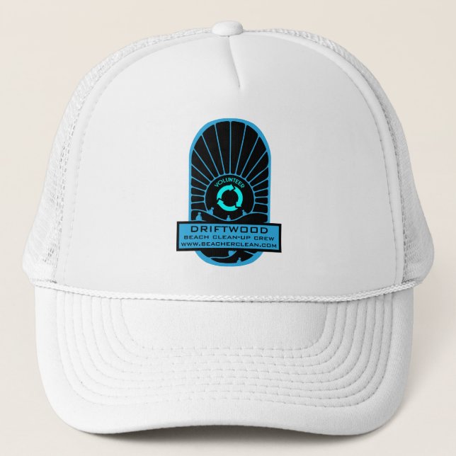 Beach Clean - Up Volunteer Crew Trucker Hat (Front)